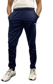 PUMA Heren joggingbroek met logo Blauw - S