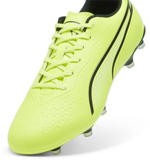 PUMA Heren King Match MG Voetbalschoenen (Kalk) Limoengroen