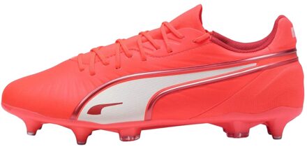 PUMA Heren King Match Soft Ground Voetbalschoenen (Rood) - EU 42 / UK 8