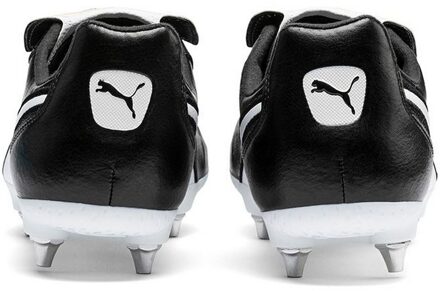 PUMA Heren King Top Lederen Voetbalschoenen (Zwart/Wit) - maat EU 40.5 / UK 7