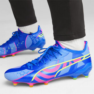 PUMA Heren KING ULTIMATE ENERGY FG/AG Voetbalschoenen Blauw - EU 45.5 / UK 10.5