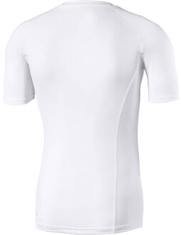 PUMA Heren liga base layer top met korte mouwen Wit - S
