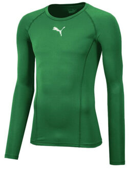 PUMA Heren liga thermoactive base layer top met lange mouwen Groen - XL