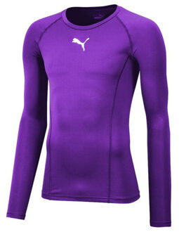 PUMA Heren liga thermoactive base layer top met lange mouwen - maat L Paars