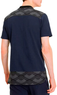 PUMA Heren logo sport poloshirt Blauw - M