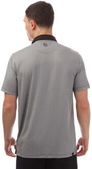 PUMA Heren Mattr Circular Polo Shirt (Zwart) - maat