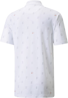 PUMA Heren MATTR Moving Day Golf Poloshirt Wit