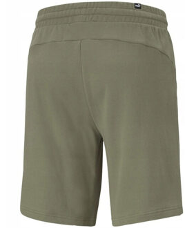 PUMA Heren modern basic logo shorts - maat M Groen