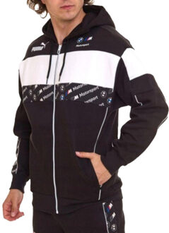 PUMA Heren motorsport bmw full zip hoodie Zwart - S