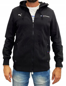 PUMA Heren motorsport bmw full zip hoodie Zwart - S
