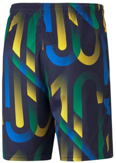 PUMA Heren neymar future gedrukt voetbalshort Veelkleurig - M