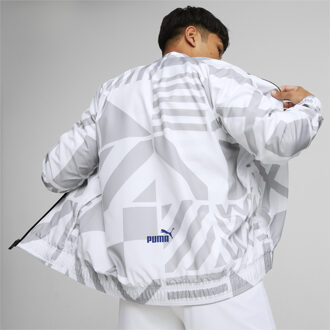 PUMA Heren Olympique de Marseille Voetbal Prematch Jack Wit - L