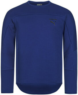 PUMA Heren Pace Sweatshirt Casual Crew Trui Blauw 577658 27