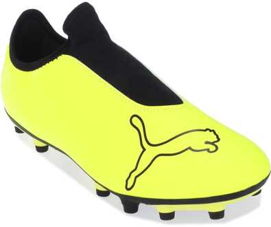 PUMA Heren Puma Finesse Laceless FG Voetbalschoenen in Geel - maat EU 44 / UK 9.5