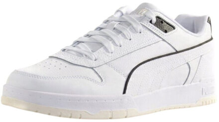 PUMA Heren rbd game cow leather lage sportschoenen - maat 44,5 Wit