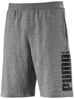 PUMA Heren Rebel Bold Shorts Lounge Casual Sportbroek Grijs 853389 03