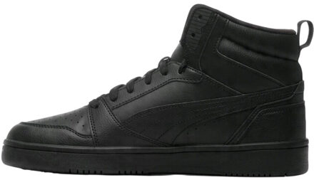 PUMA Heren rebound v6 leren trainers Zwart - 44,5
