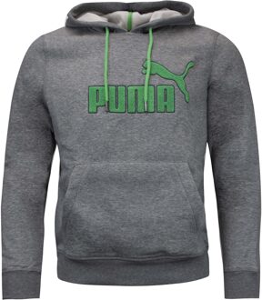 PUMA Heren SP Hoodie Fleece Grafisch Logo Sweatshirt Grijs 827876 03 - maat XS