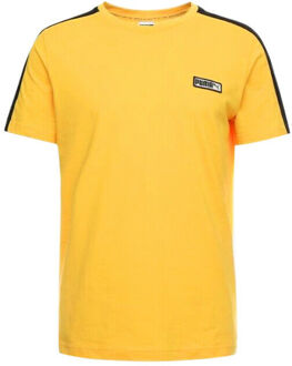 PUMA Heren Spezial Tee Casual Merk-T-shirt Geel 576823 44 S - maat S