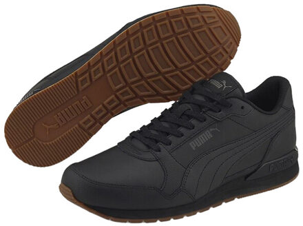 PUMA Heren st runner v3 leren trainers - maat 40 Zwart