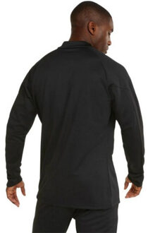 PUMA Heren sweatshirt met kwart ritssluiting - maat XXL / XXXL Zwart
