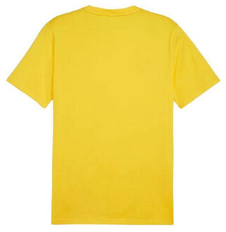 PUMA Heren team doel casuals t-shirt Geel - L