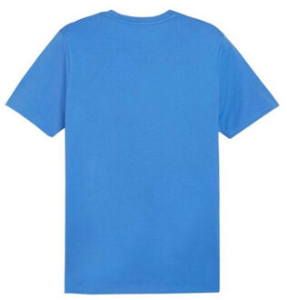 PUMA Heren team doel casuals t-shirt - maat XL Blauw