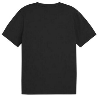 PUMA Heren team doel casuals t-shirt Zwart - S