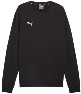 PUMA Heren team doel crew hals casual sweatshirt Zwart - M