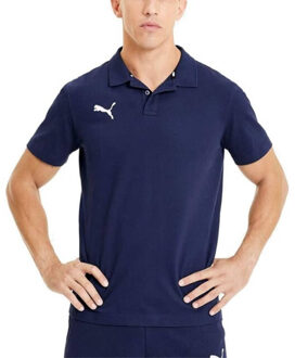 PUMA Heren team doel poloshirt Blauw - S