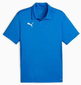 PUMA Heren team doel poloshirt - maat M Blauw