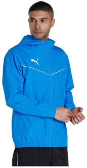 PUMA Heren team rise all weather jacket - maat M Blauw