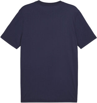 PUMA Heren TeamFINAL Casuals T-shirt (Marine) Navy - XL