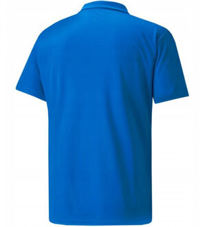 PUMA Heren teamliga zijlijn poloshirt - maat S Blauw