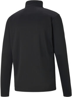 PUMA heren teamRISE polyester trainingsjack Zwart - 2XL