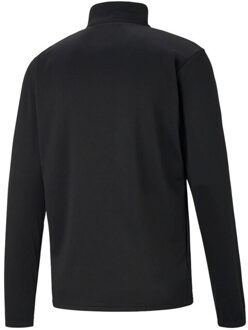 PUMA Heren teamrise polyester trainingsjas Zwart - XL
