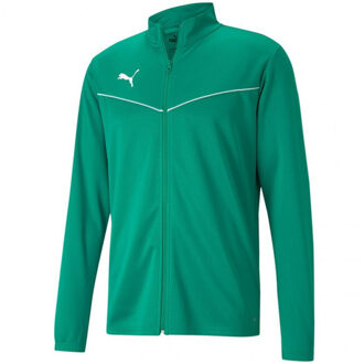PUMA Heren teamrise trainingsjack Groen - S