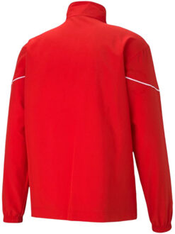 PUMA Heren teamrise zijlijn jas Rood - XL