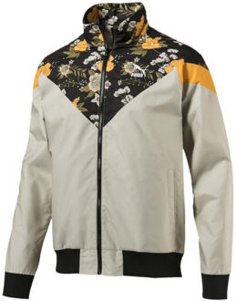 PUMA Heren Trend All Over Print Geweven Jas Track Top 596727 32 Veelkleurig