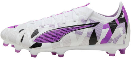 PUMA Heren ultra 5 match stevige grond voetbalschoenen Wit - 43,5