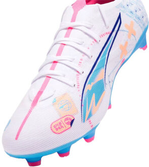 PUMA Heren ultra 5 match vol.up stevige grond voetbalschoenen Veelkleurig - 42,5