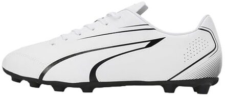 PUMA Heren Vitoria FG/AG Voetbalschoenen (Wit/zwart) - EU 44.5 / UK 10