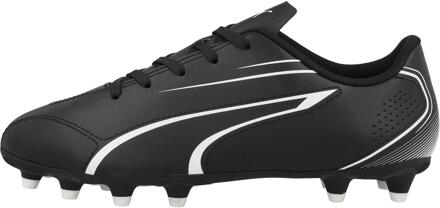 PUMA Heren Vitoria FG/AG Voetbalschoenen (Zwart/Wit) - EU 46 / UK 11