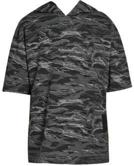 PUMA Heren XO The Weeknd T-Shirt Hoodie Grijs Camo 575583 01 Zwart