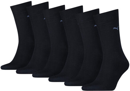 PUMA Herensokken Navy Classic 6-pack -47-49 - 47/49