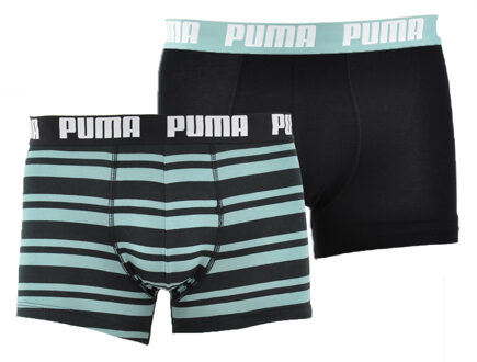 PUMA Heritage Stripe Boxer 2P - Heren Ondergoed Multi - XL