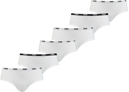PUMA Hipster Dames Wit 6-Pack-XL - XL