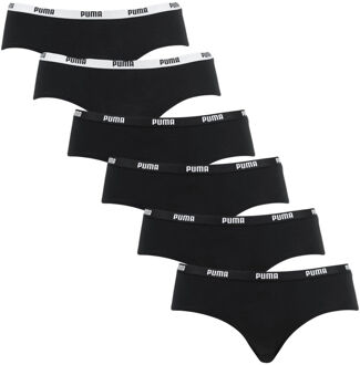 PUMA Hipster Dames Zwart 6-Pack-S - S
