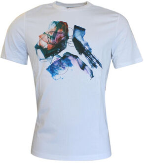 PUMA Hussein Chalayan Logo Top Heren T Shirt Wit 558365 02