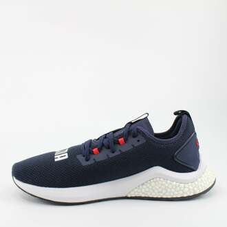 PUMA Hybrid NX Navy Textiel Heren Veterschoenen 192259 01 Blauw